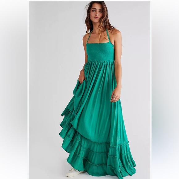Free People Dresses & Skirts - Free People | Extratropical Maxi Dress in Green Size Medium